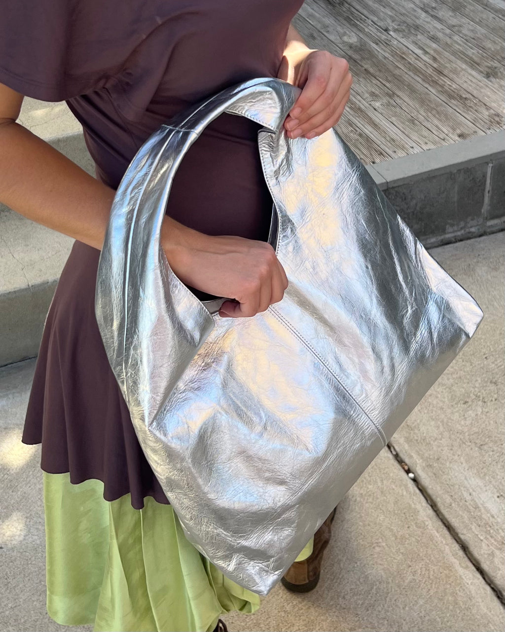 Silver Raq Bag