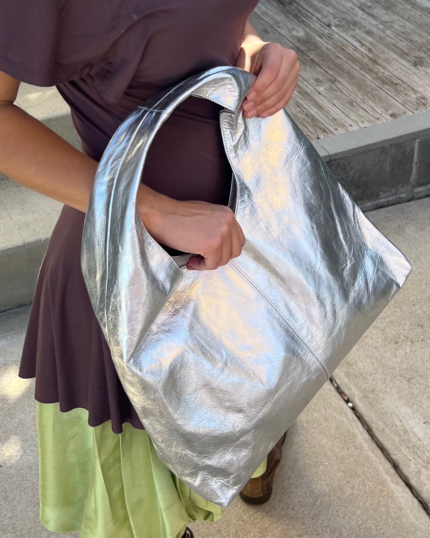 Silver Raq Bag