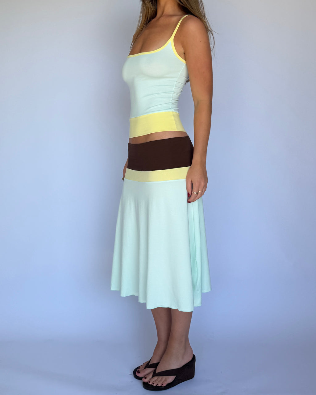 Lucy Midi Skirt - Mirage