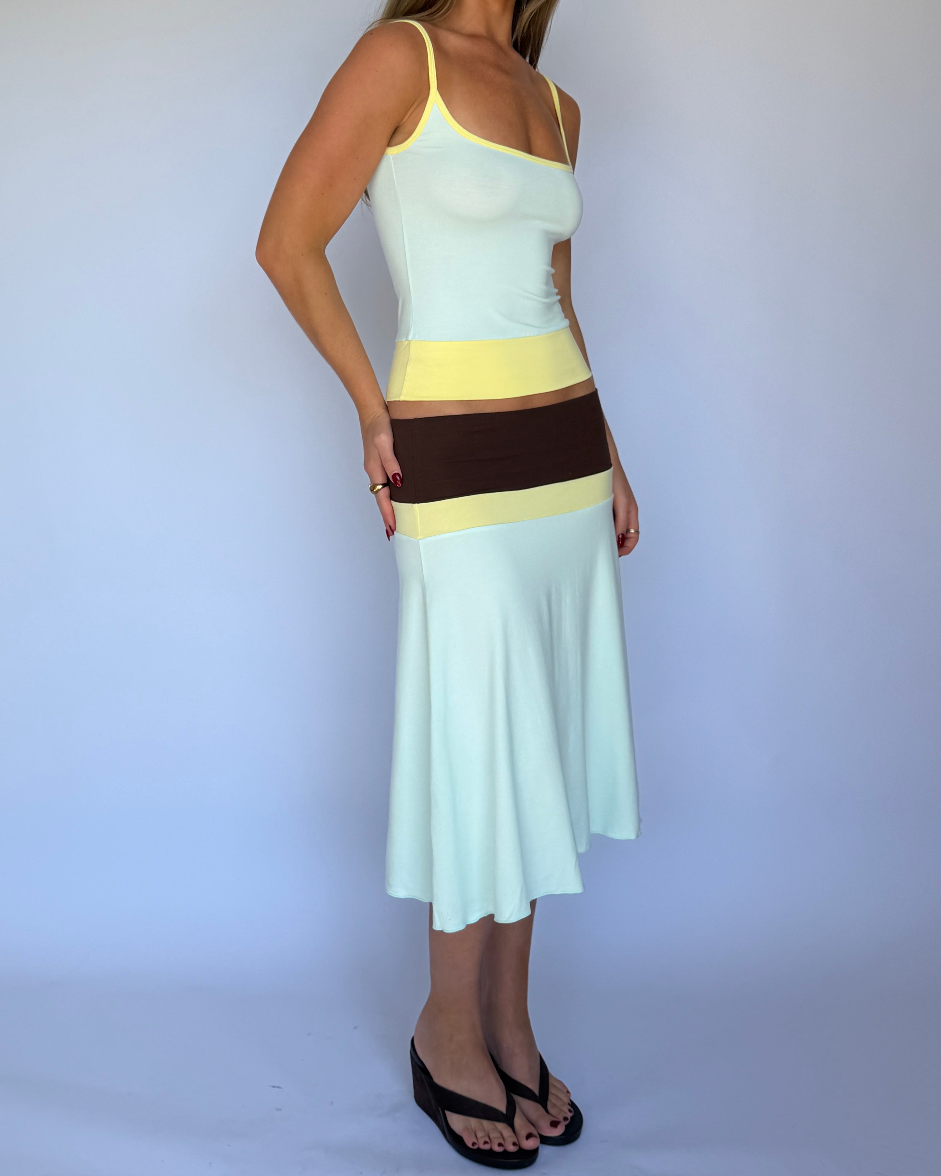 Lucy Midi Skirt - Mirage