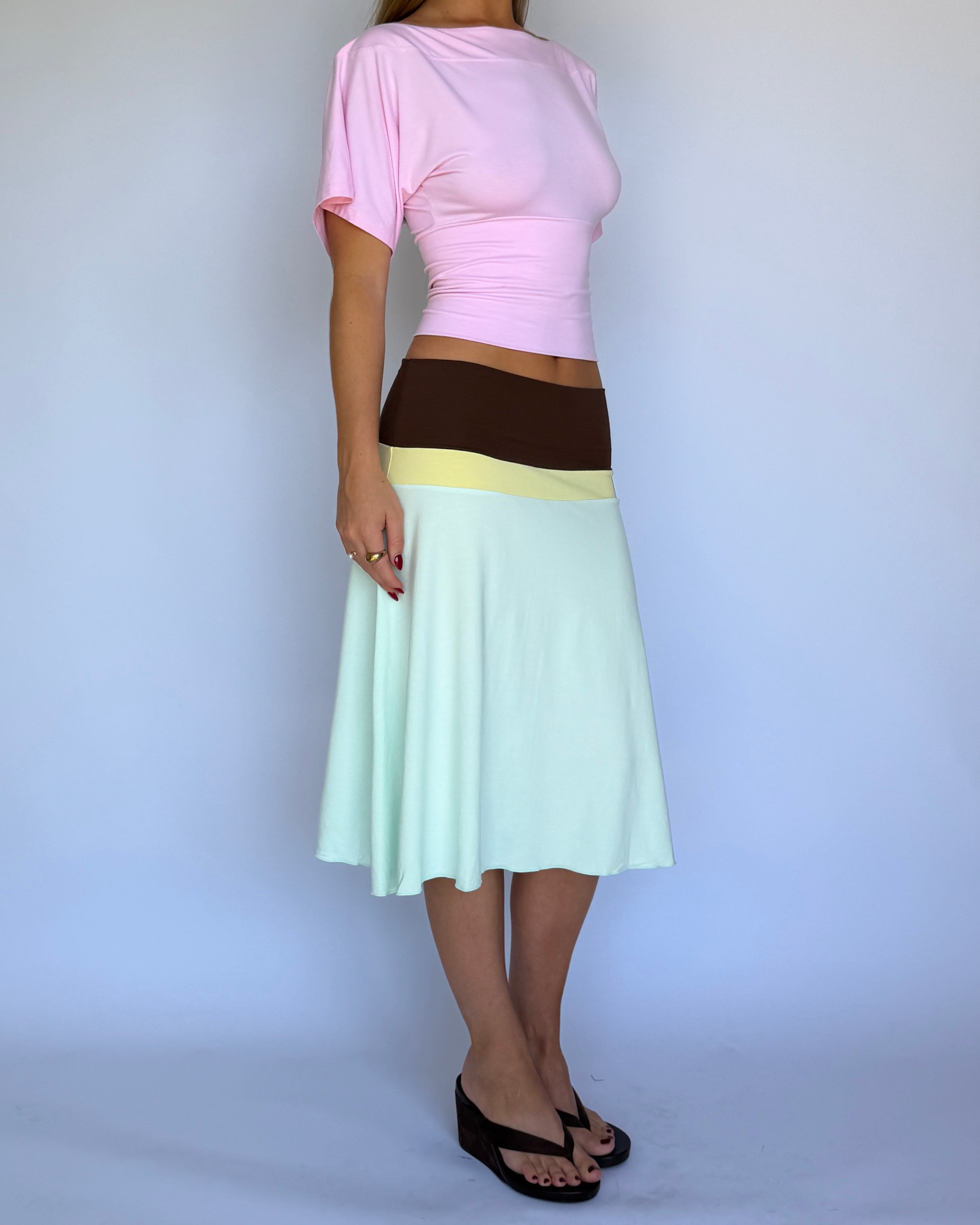 Lucy Midi Skirt - Mirage