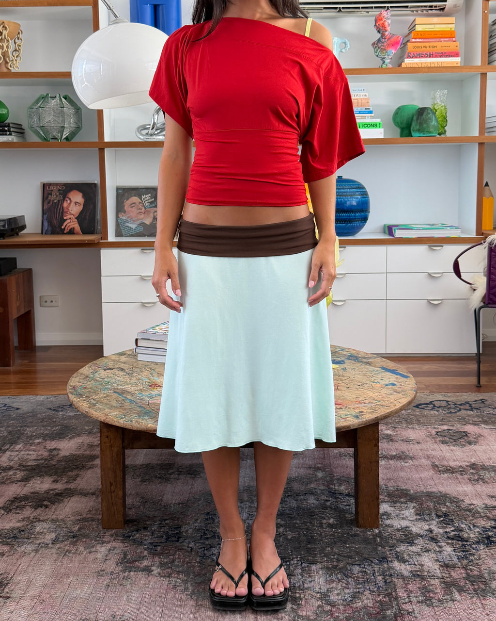 Lucy Midi Skirt - Mirage