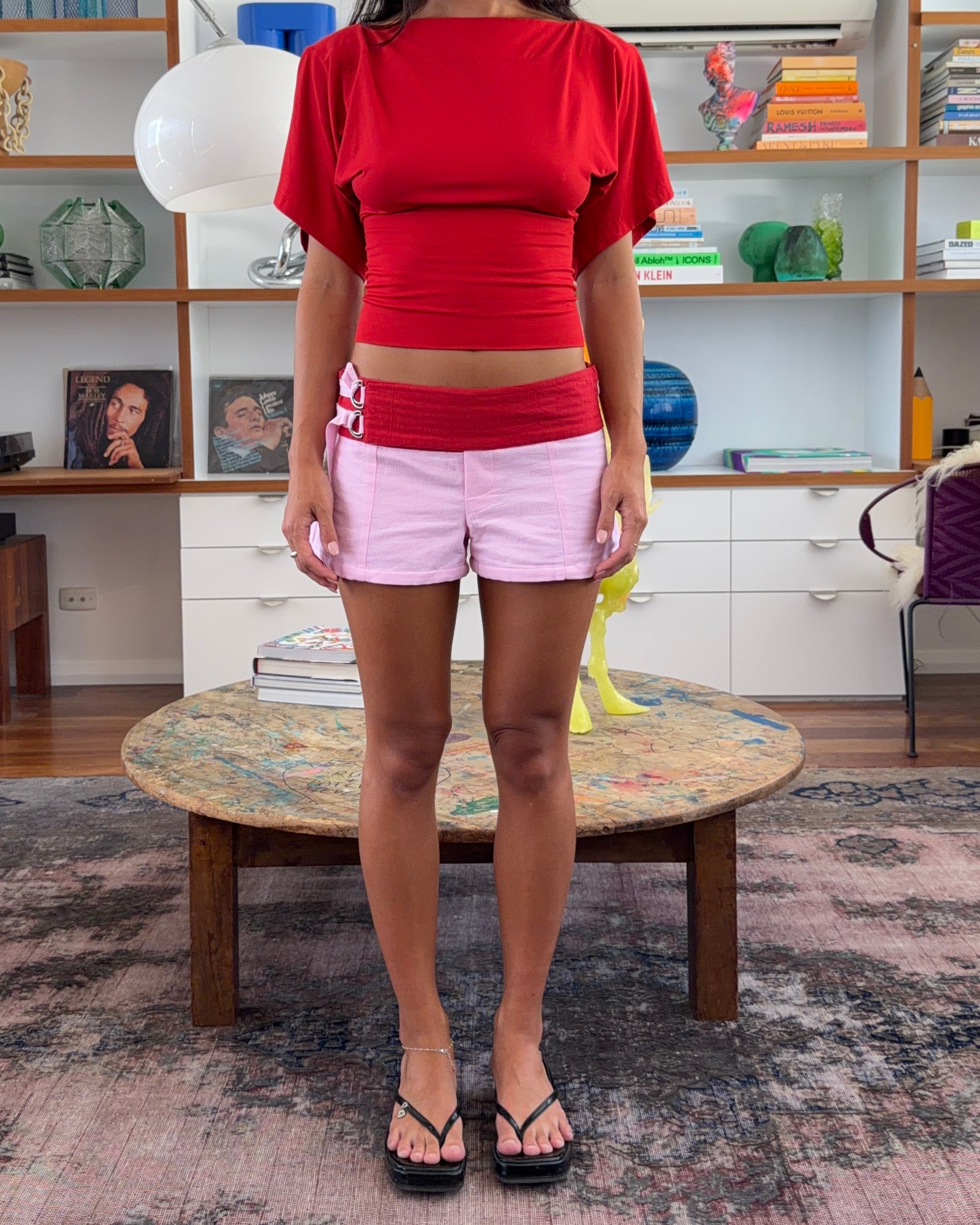 Ruby Mini Short - Pomegranate