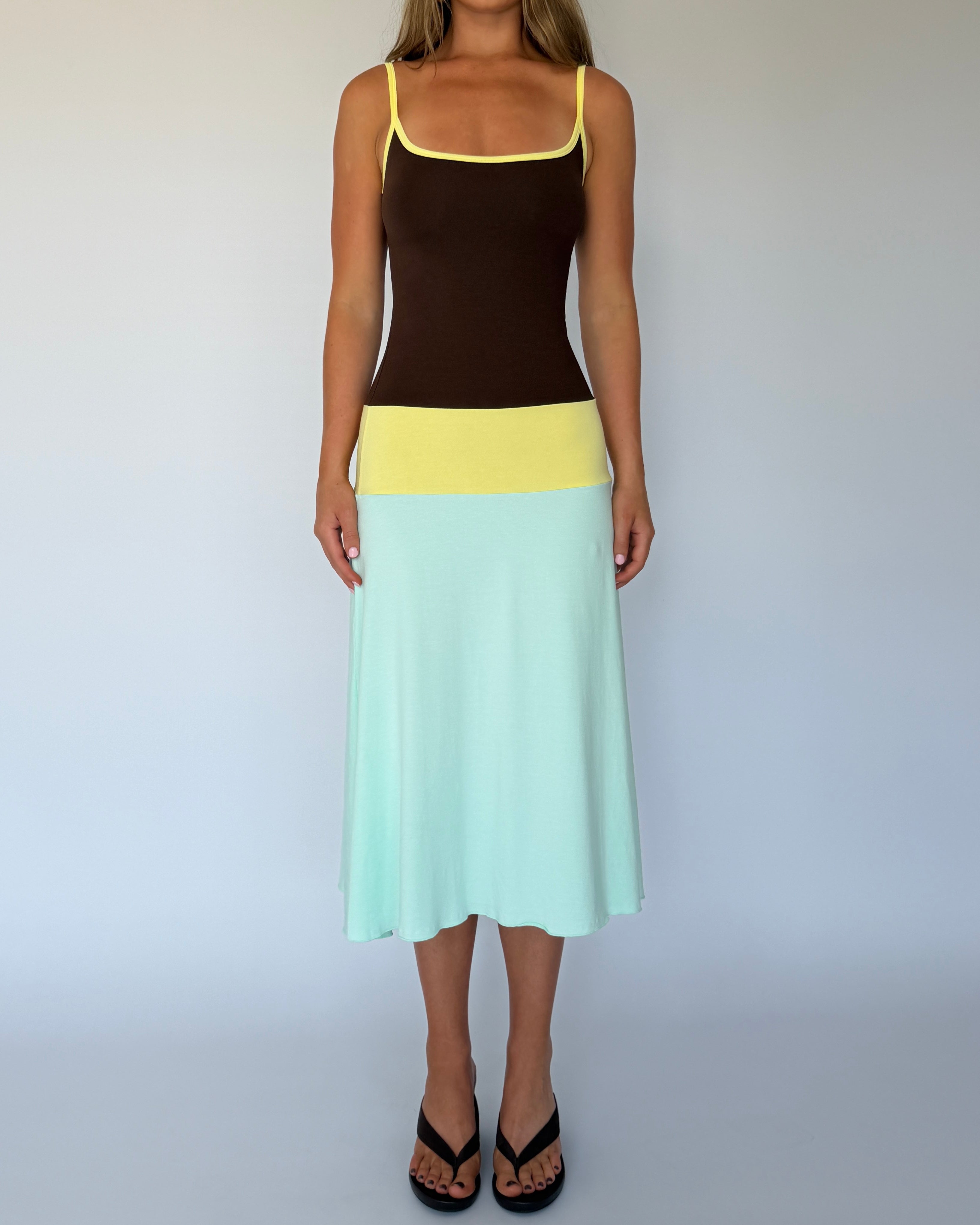 Lucy Midi Dress - Mirage