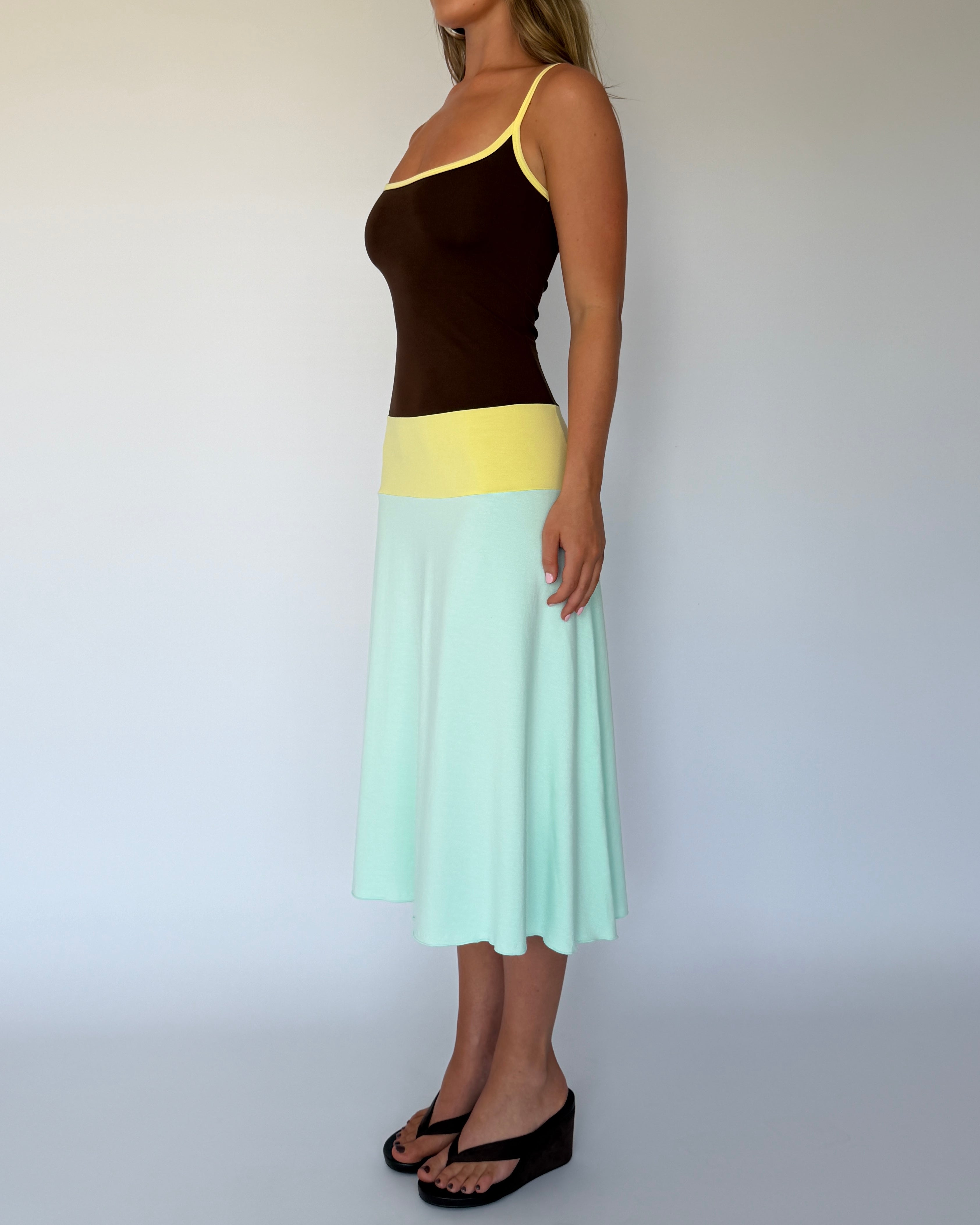 Lucy Midi Dress - Mirage