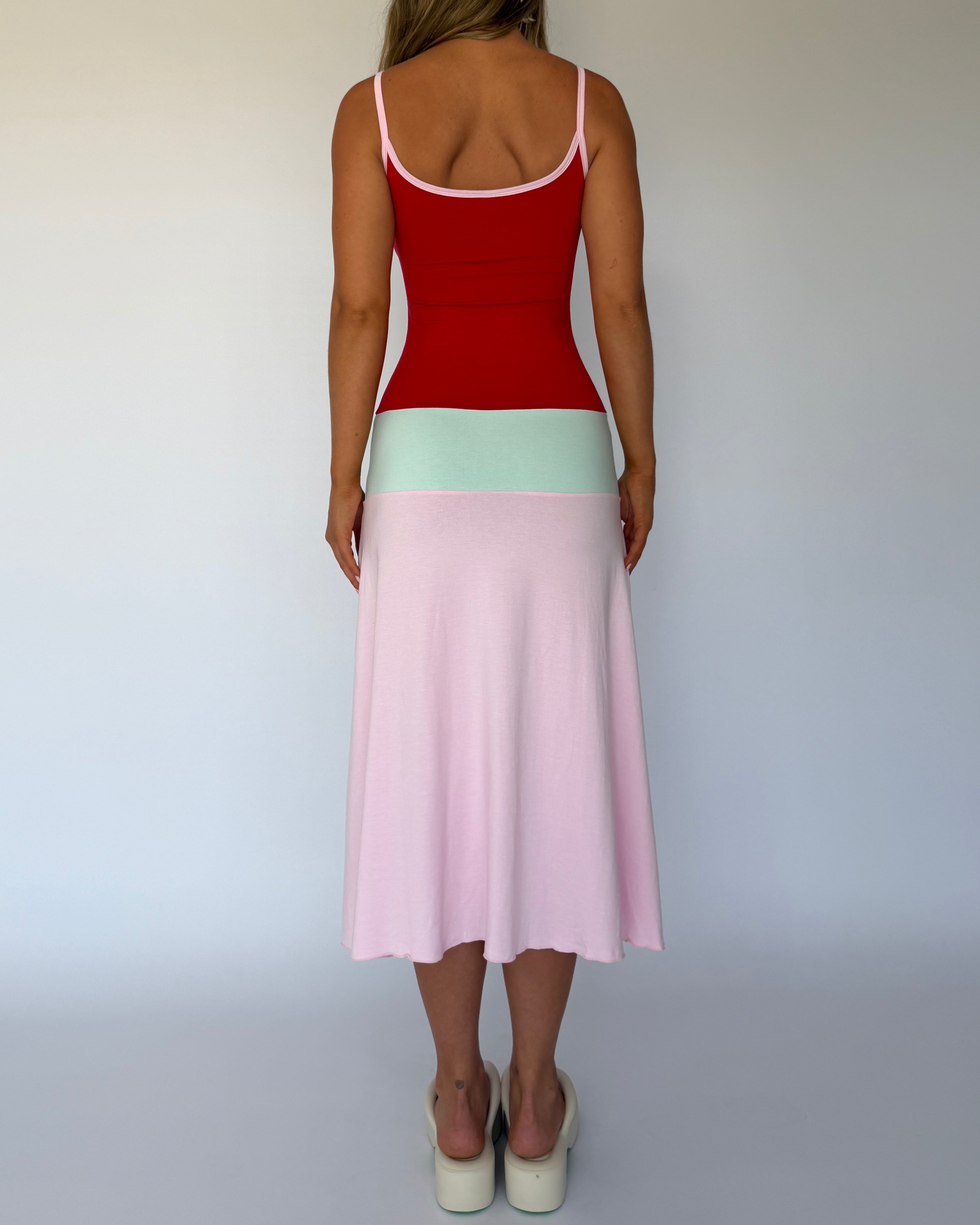 Lucy Midi Dress - Sorbet