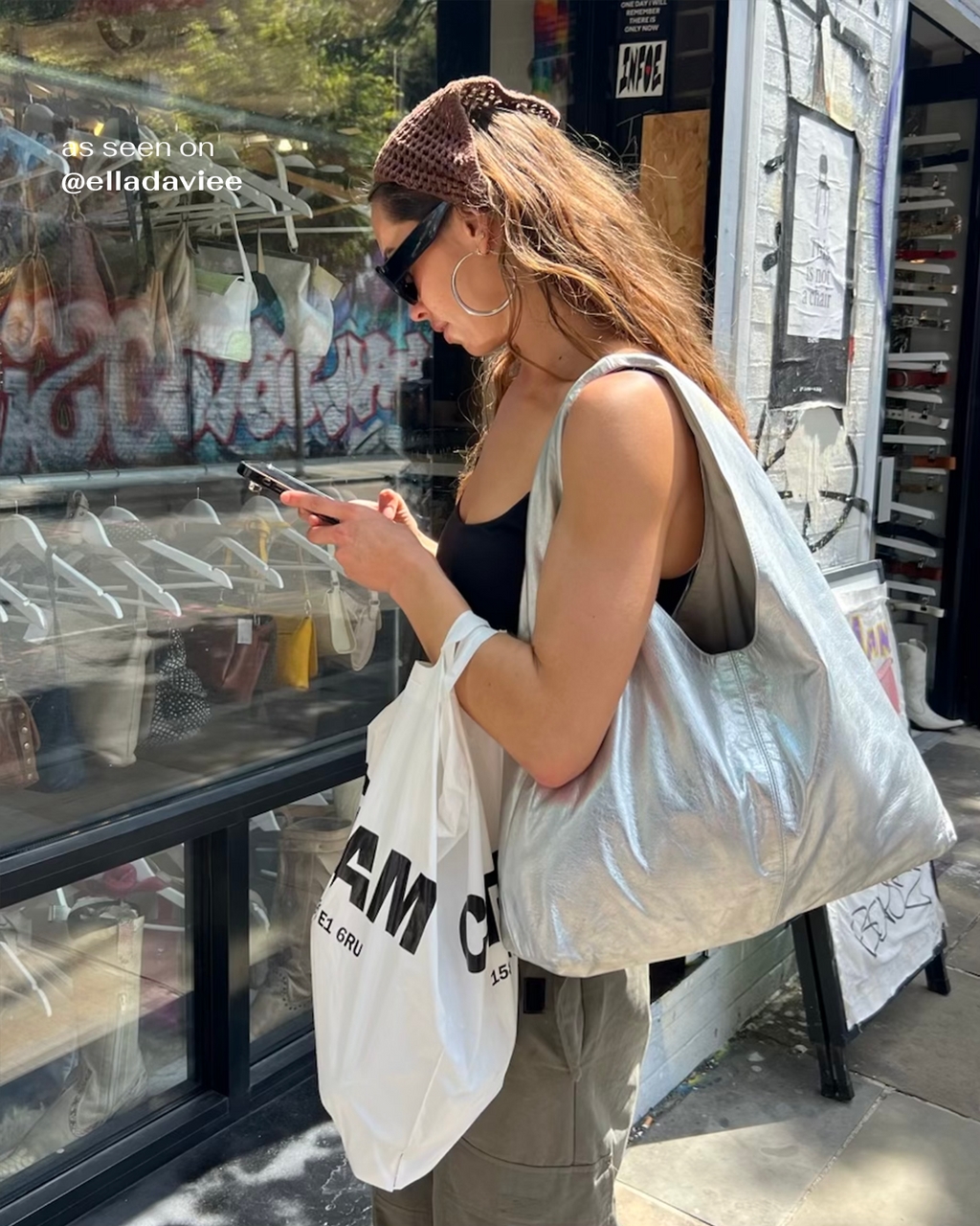 Silver Raq Bag
