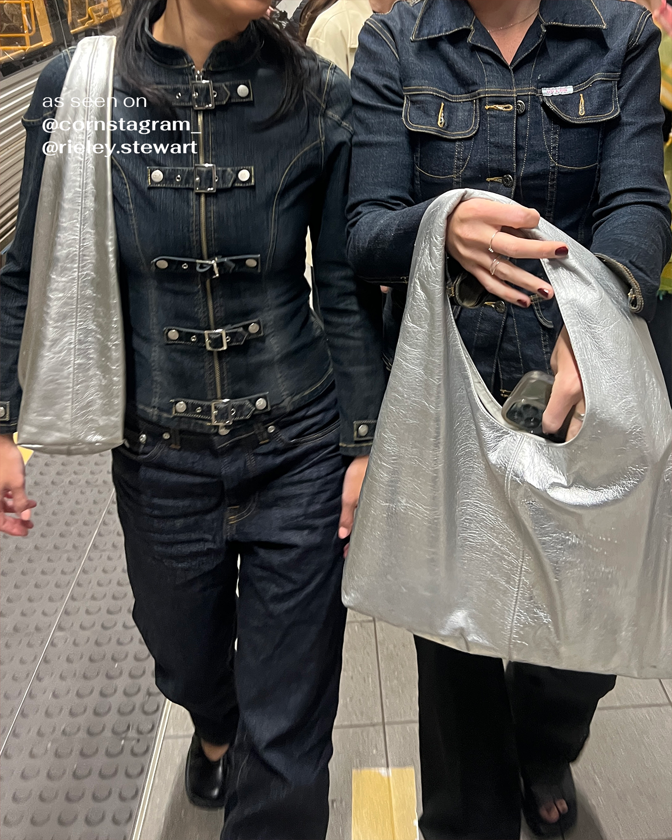 Silver Raq Bag